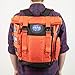 NASA Patches Rolltop Backpack Orange Bag