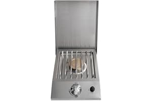 Al Fresco Artisan Built-in Single Drop-in Side Burner, Propane (ART-SB1-LP)