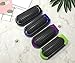 Louise Maelys 4pcs Colorful Portable Folding Hair Brush with Mirror Compact Pocket Comb for Travel Gift Idea