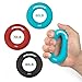 Hand Grip Strengthener Rings,A Forearm Wrist & Finger Exerciser,Life Time Warranty!Perfect Trainer for Rock Climbing, Athletes & Musicians Stress Relief & Rehabilitation,Set of 3 Resistance Levels