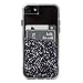 Case-Mate - Stick On Credit Card Wallet - POCKETS - Ultra-slim Card Holder - Universal fit - Apple - iPhone - Samsung - Galaxy - and more -  Black Iridescent Glitter