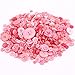 Rustark 650Pcs Resin Buttons Favorite Findings Basic Buttons 2 and 4 Holes Craft Buttons for Arts, DIY Crafts, Decoration, Sewing - Sizes Range from 0.28 to 1.18 Inch (Pink)