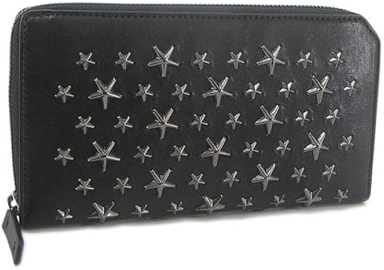 Amazon ジミーチュウ Jimmy Choo メンズ 長財布 Carnaby Bls Black Gunmetal ブラック ブラック 並行輸入品 財布