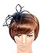 Fascinator Hat with Headband for Women Lady Black