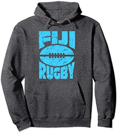 Fiji Rugby Hoodie Distressed Look