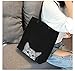 Women Canvas Handbag Meelife Shoulder Bag Cat Big Tote Bag