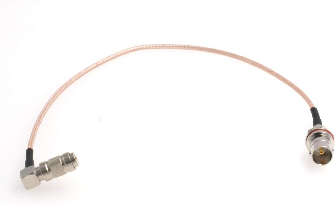 Eonvic BNC Female Bulkhead to Right angle 1.0/2.3 DIN Male RG179 SDI Cable for Blackmagic Video Assist Monitor Recorder - Image 3
