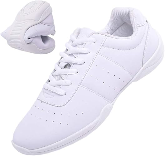 kids white cheer shoes