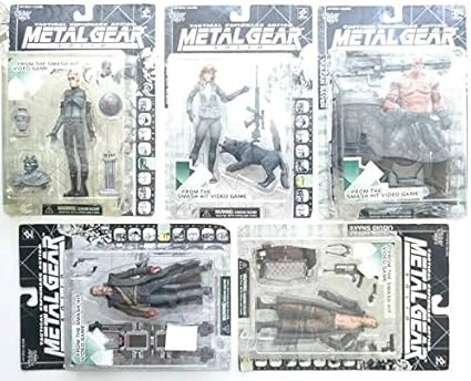 Amazon Metal Gear Solid メタルギアソリッド Foxhound部隊セット リキッドスネーク オセロット バルカン スナイパーウルフ サイコ おもちゃ ホビー