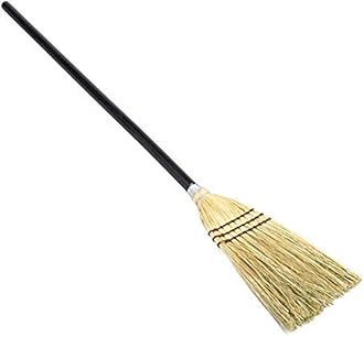 Lobby Corn Broom, Wood Handle, Brown (Limited Edition)