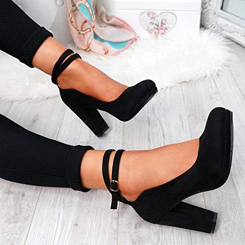 closed round toe heels