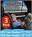 KALMORE Sunshade-21x14 SUVs & Minivans (21'' x 14'') Car Window Shade