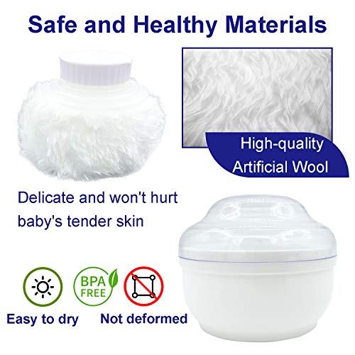 2 Storage+Powder+Container+After+bath+Cosmetic