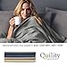 Quility Premium Adult Removable Duvet Cover for Weighted Blanket | 60
