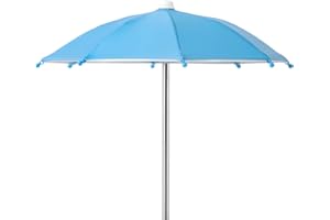 Gnodry Squirrel Picnic Table Feeder Replacement Mini Umbrella for Outside (Blue)