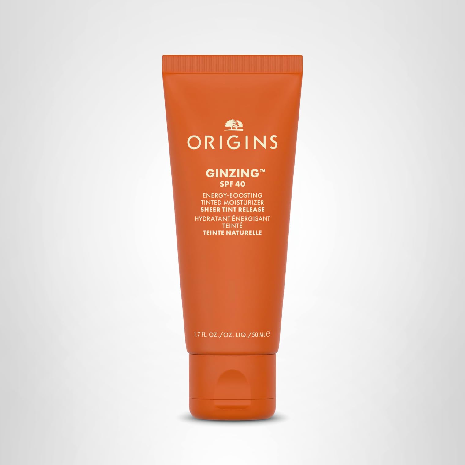Origins GinZing Energy-Boosting Tinted Moisturizer with SPF 40 | Hydrates & Perfects | Skin Tint with Caffeine and Ginseng, 1.7 Fl Oz