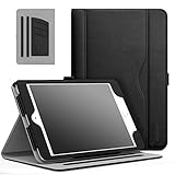 MoKo Case Fit iPad Mini 3/2/1, Slim Folding Stand Folio Cover Case Compatible with Apple iPad Mini 1/Mini 2/Mini 3, with Auto Wake/Sleep and Document Card Slots, Multiple Viewing Angles, Black