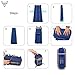 Forbidden Road 380T Nylon Portable Sleeping Bag Single 0 ℃/ 30 ℉(5 Colors) Lightweight Water Resistent Envelope for Man Woman 4 Seasons Camping, Hiking, Backpacking (Royal Blue, 0℃ / 30℉)