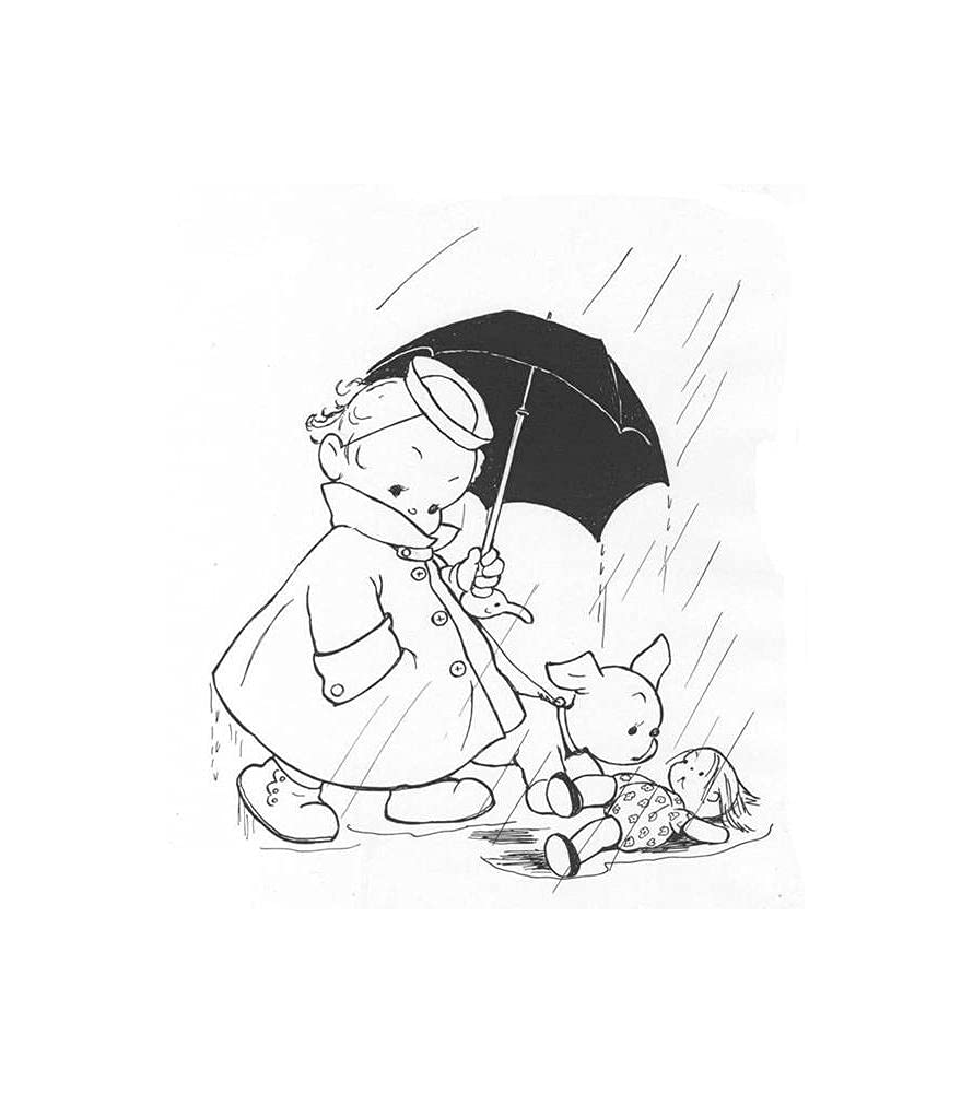 Mabel Lucie Attwell It Raining Stamps