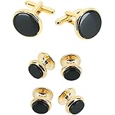 Sutton Genuine Onyx Formal Set (Cufflinks & Tuxedo Studs)