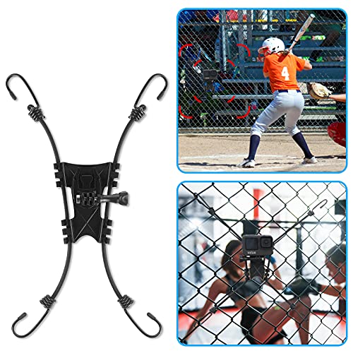 SOUCOR Net/Fence Mount Camera Backstop Compatible with GoPro Action