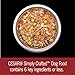 Cesar Simply Crafted Adult Wet Dog Food Meal Topper, Beef, Chicken, Purple Potatoes, Peas & Carrots, 1.3oz. (10 Count, Pack of 1)