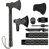 CASAVIDA Survival Camping Axe, Folding Tactical Axe