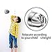 Shower Head Holder, Adjustable and Removable Vacuum Suction Cup Shower Head Holder for Handheld Shower Head, ABS Plastic and Shiny Chrome Finish