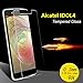 Yihailu Alcatel Idol 4 Tempered Glass Screen Protector HD Clarity 9H Hardness 2.5D Arc Anti-Bubble Film For One Touch idol4 (5.2 Inch) - Retail Package
