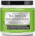 Tea Tree Oil Foot Scrub with Dead Sea Salt, Antifungal Foot Treatment, Exfoliating, Powerful Cleansing and Moisturizing, Smooths Calluses and Athlete's Foot by Pure Body Naturals, 12 Ounce