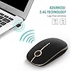 Wireless-Mouse-Jelly-Comb-MS001-24G-Computer-Mice-with-Nano-Receiver-for-PCDesktopLaptop-with-USB-ports-and-WindowsMacLinux-Silent-Smooth-Basic-Design-Black-and-Gold Wireless Mouse, Jelly Comb MS001 2.4G Computer Mice with Nano Receiver for PC/Desktop/Laptop (with USB ports) and…