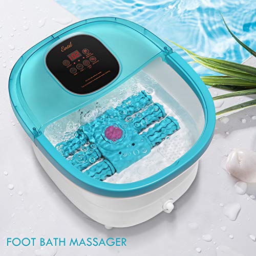 Foot Spa Bath Massager with 6 Motorized Rollers, Multifunction with