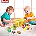 Kidzlane Play Food - 28 Piece Pretend Play Foods in Basket