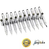 Magicdo10 Pcs Sketch Fine Point Pens, Professional Fine Point Drawing Pen with Black ink for adult writing ,Technical Fine line Pen (10, Black)
