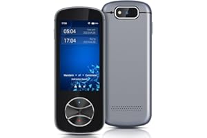 QUALIDIGI Language Translator Device Portable Real-time Voice Translation in 137 Different Languages and Accents, Support Instant Offline/WiFi/Hotspot Accuracy Image Interpreter Translation