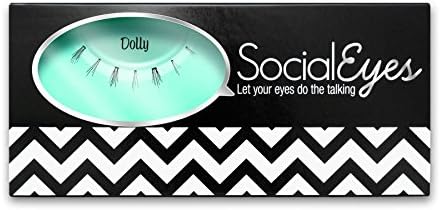 SocialEyes Dolly Lashes Natural Fake False Eyelashes Eye Lashes Bottom