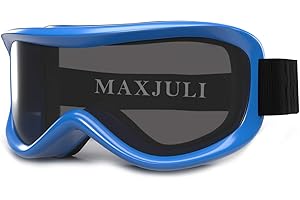 MAXJULI Kids Ski Goggles - Helmet Compatible Snow Goggles for Baby &Toddler with 100% UV Protection Age 0-4 4301