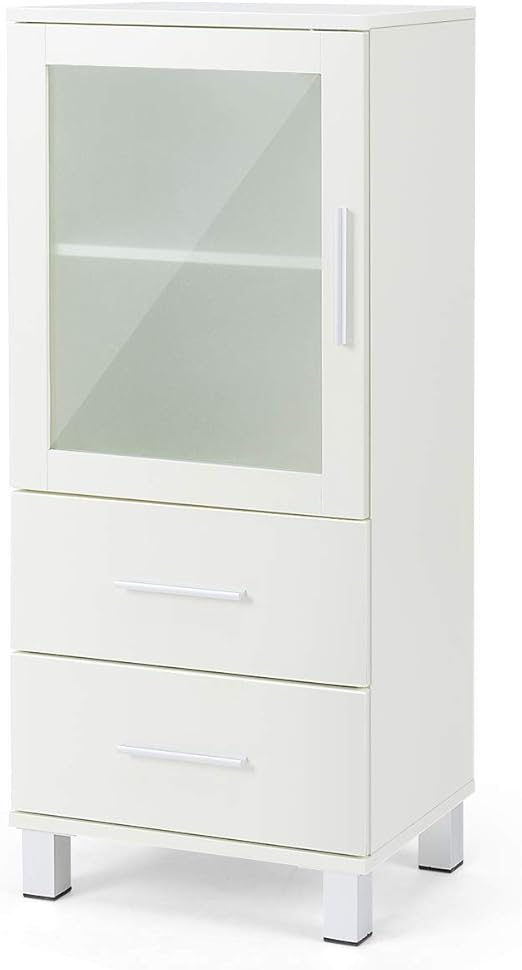 Giantex Floor Storage Cabinet W 1 Door And 2 Drawers Adjustable Shelf Bathroom Bathroom Organizer Stand Chest Amazon Ca Home Kitchen