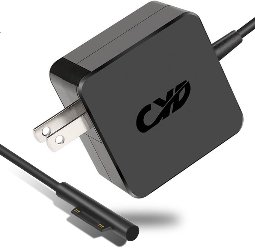 CYD 44W 15V 2.58A Replacement for Laptop-Charger Microsoft Surface go 2 Pro 6 Pro 4 Pro 3 Surface Laptop 2 Surface Pro Surface Laptop Surface Go & Surface Book AC Supply Charger