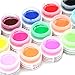 36 Colors Solid Pure Mix Color UV Builder Gel Acrylic Set for Nail Art Tips by RY