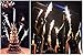 Birthday Wedding Bottle/Cake Black Wrapping Party Candles Smokeless 1 Pack (4 pcs, Black)
