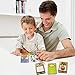 Kingseye Water Painting Graffiti Book Card 26 Letters Children‘s Early Education Cognitive Cards ABC Alphabet Word Colouring Doodle Board + 2 Magic Drawing Pens Games Toy for Toddlers Kids Baby