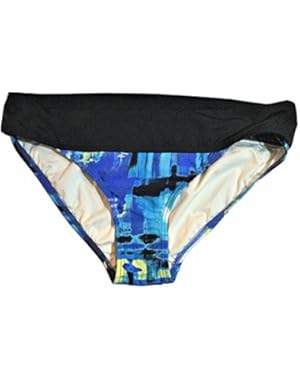 Women's Printed Logo Bikini Bottom's