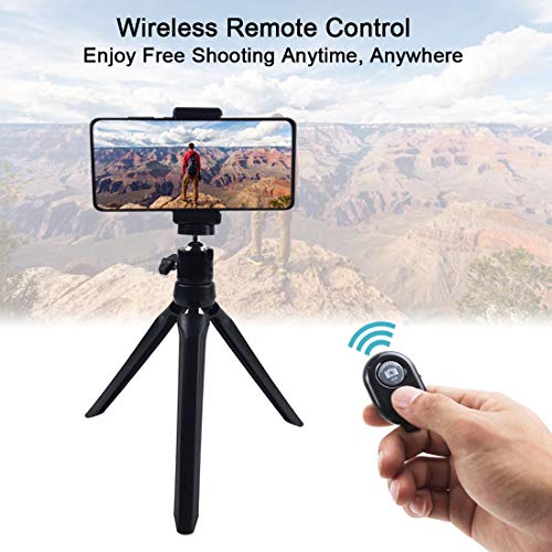 Polarpra Desktop Selfie Ring Light with Tripod and 3 in 1 Phone Holders, Portable 10\