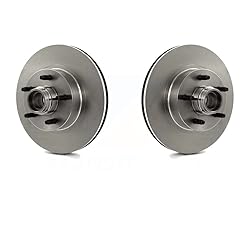 Front Disc Brake Rotors And Hub Assembly Pair For
