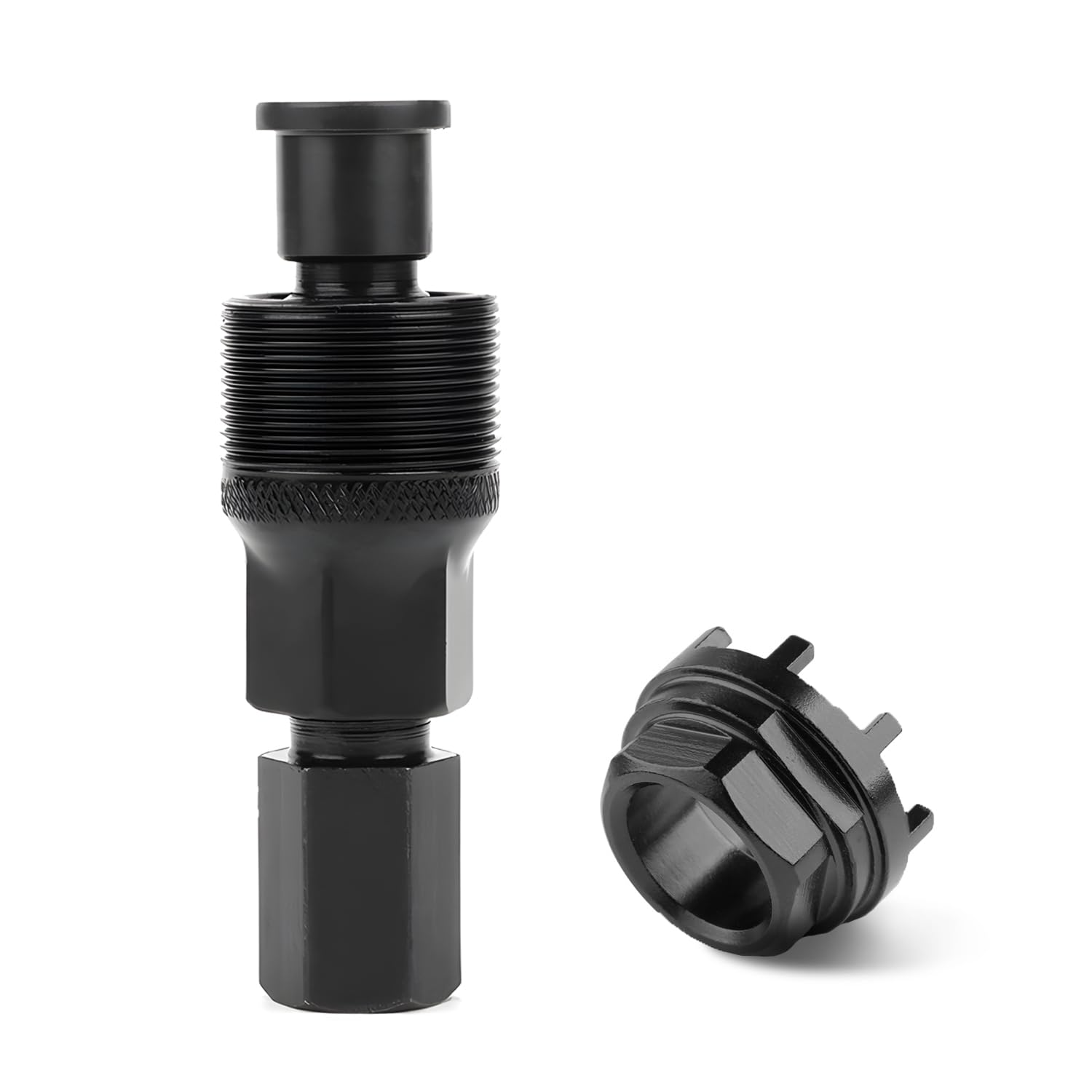 SIGANDG Bicycle Crank Remover,Bicycle Crank Extractor Puller,Lockring Tool,8-Tooth Splines Bottom Bracket Tool,Bicycle Crank Remover Bottom Bracket Shaft Repair Tool