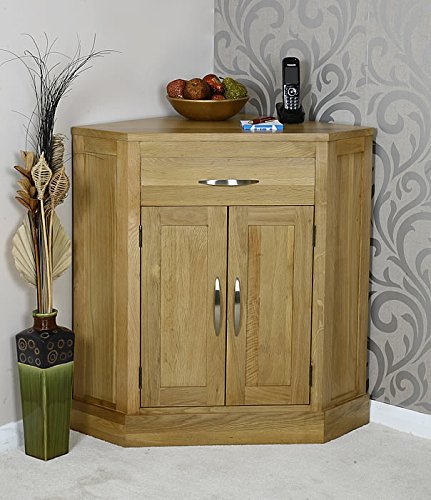 corner lamp table oak