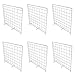 6 Pack Rubbermaid White Grid Wire Shelf Dividers For Closets Storage Shelving Systems