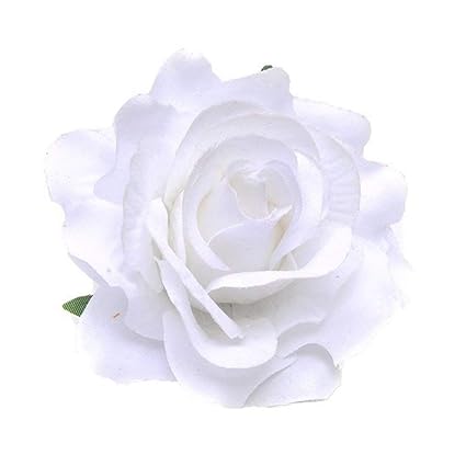 Unbekannt Fleur Rose épingle à Cheveux Pince à Cheveux Femmes Barrette Fleur Pin Up Broche Pour Mariage Accessoire De Cheveux De Plage De Mariée Par