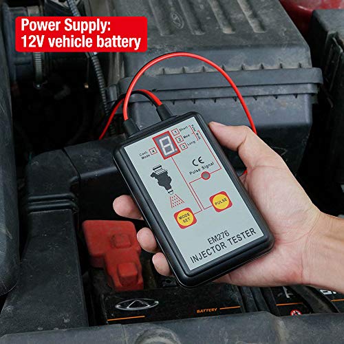 allsun em276 Auto Fuel Injector Tester 12V 4 Pulse Modes Vehicle Fuel